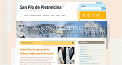 Desktop Screenshot of padrepiomexico.org